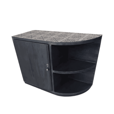 The Velvet & Pewter End Table