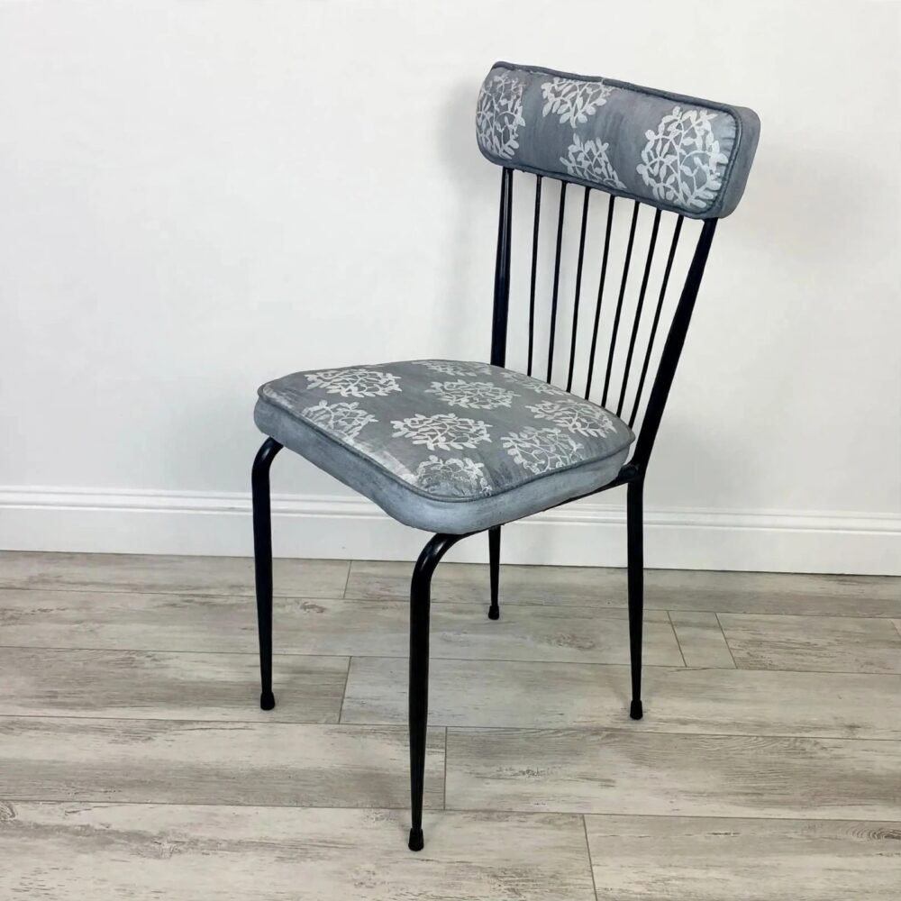 The 1960 Iron Damask Accent Chair - Image 4