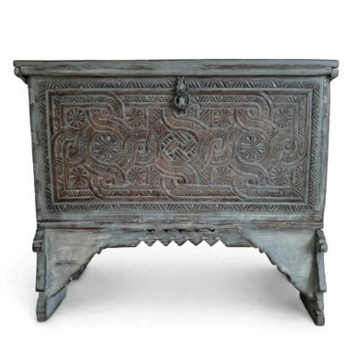 The Late 19th-Century Armenian Carved Trunk