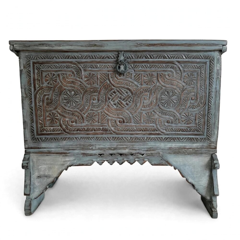 The Late 19th-Century Armenian Carved Trunk