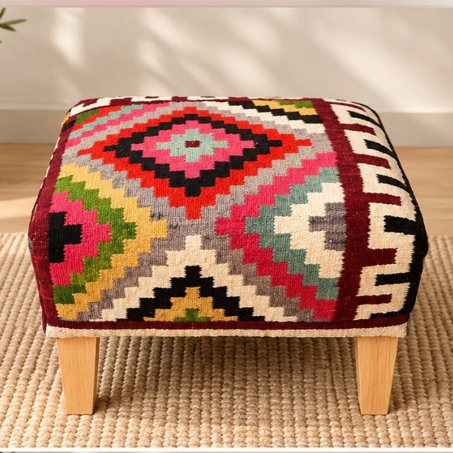 Kilim Stool - Image 3