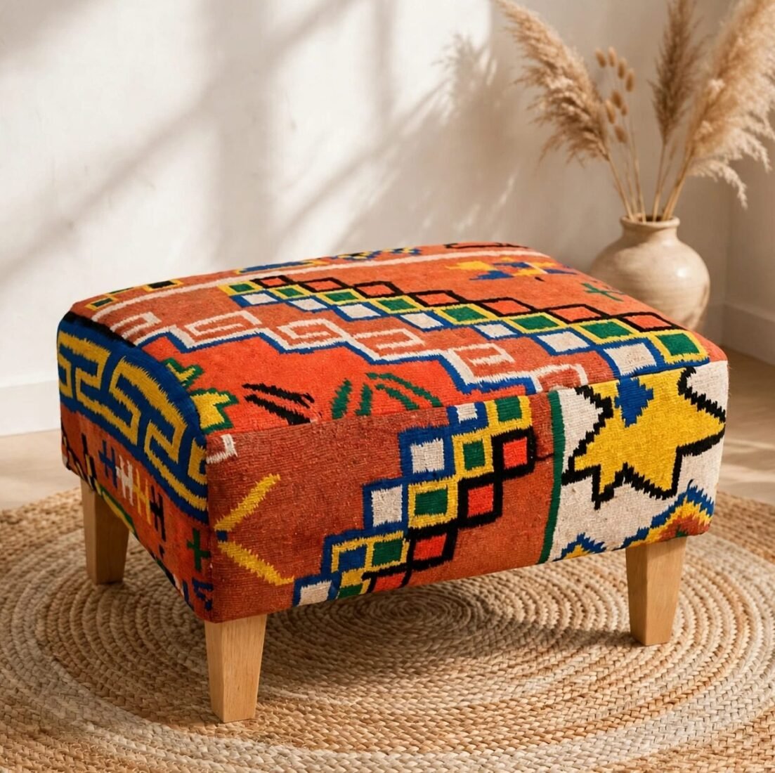 Kilim Stool - Image 2