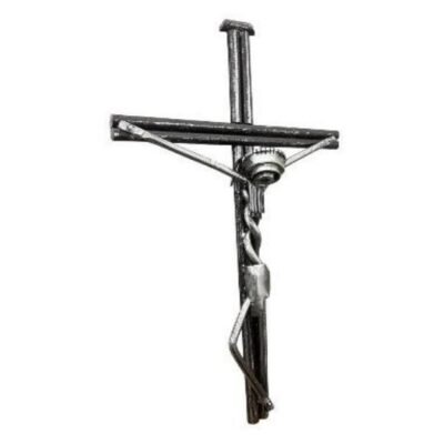 Artistic Jesus on the Cross-Silver color