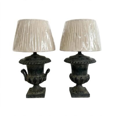 The Regency Patinated Table Lamps