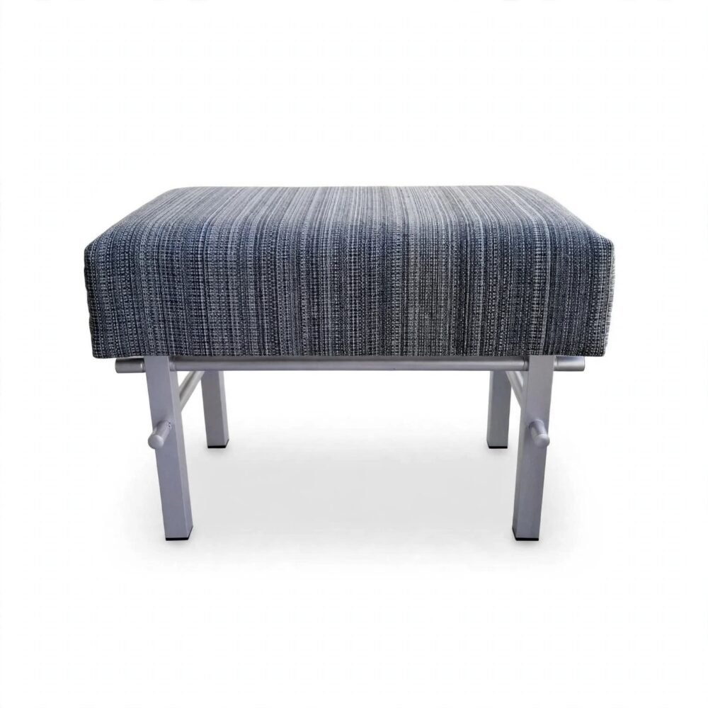 The Steel Ottoman Bench