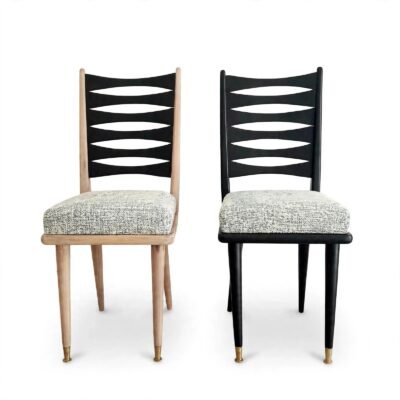 The Copper-Capped Dual-Tone Dining Set (Set of 8)