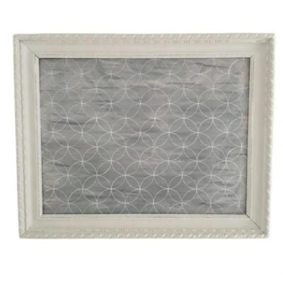 The Interlocking Circle Geometric Framed Panel