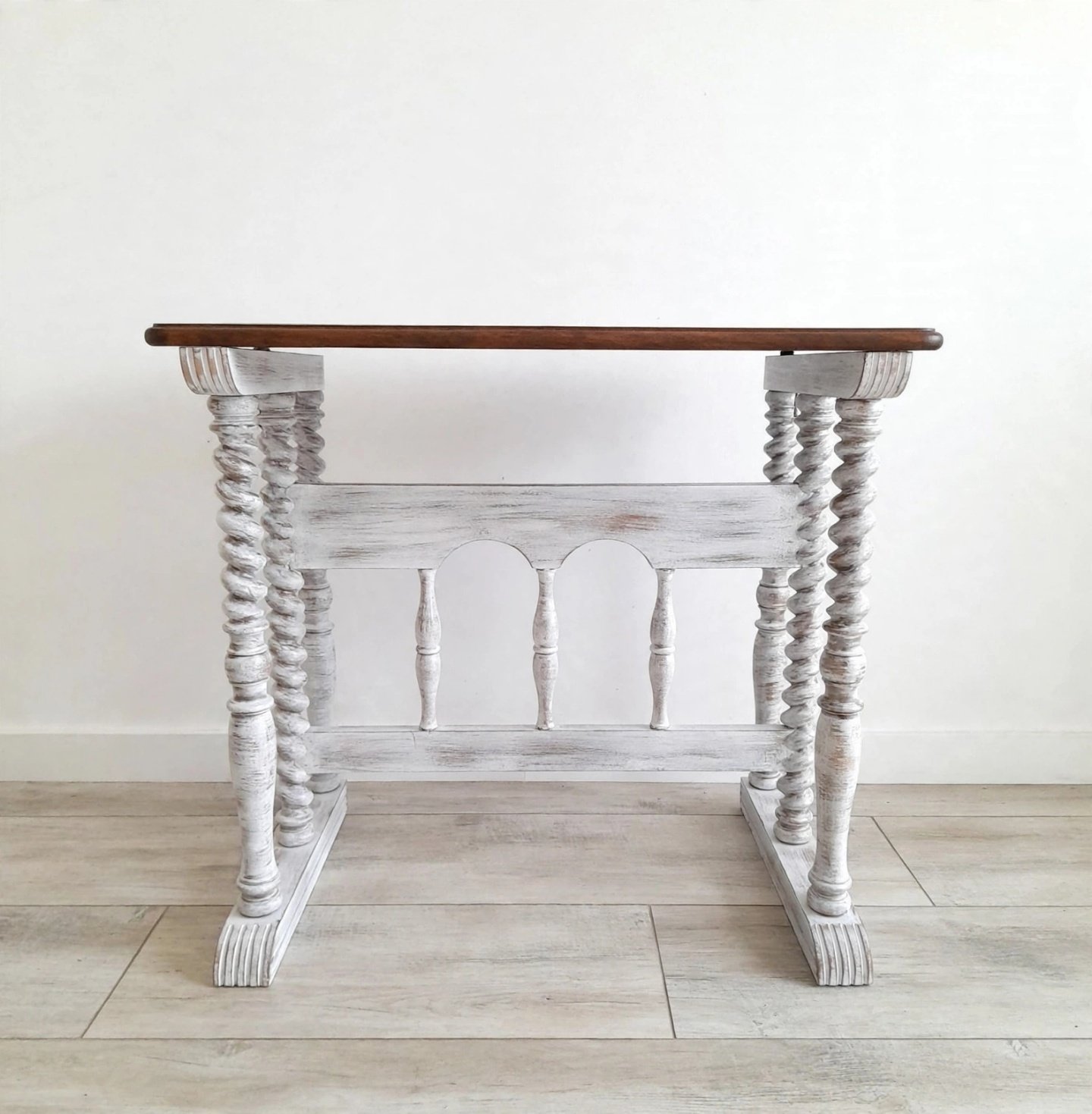 The Late 19th-Century Armenian Barley-Twist Console - Image 2